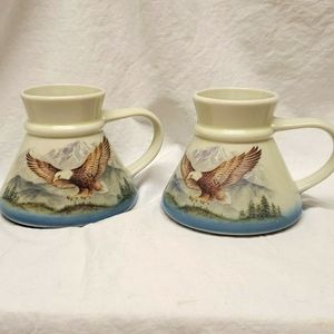 Eagle vintage Travel Coffee Mugs 2